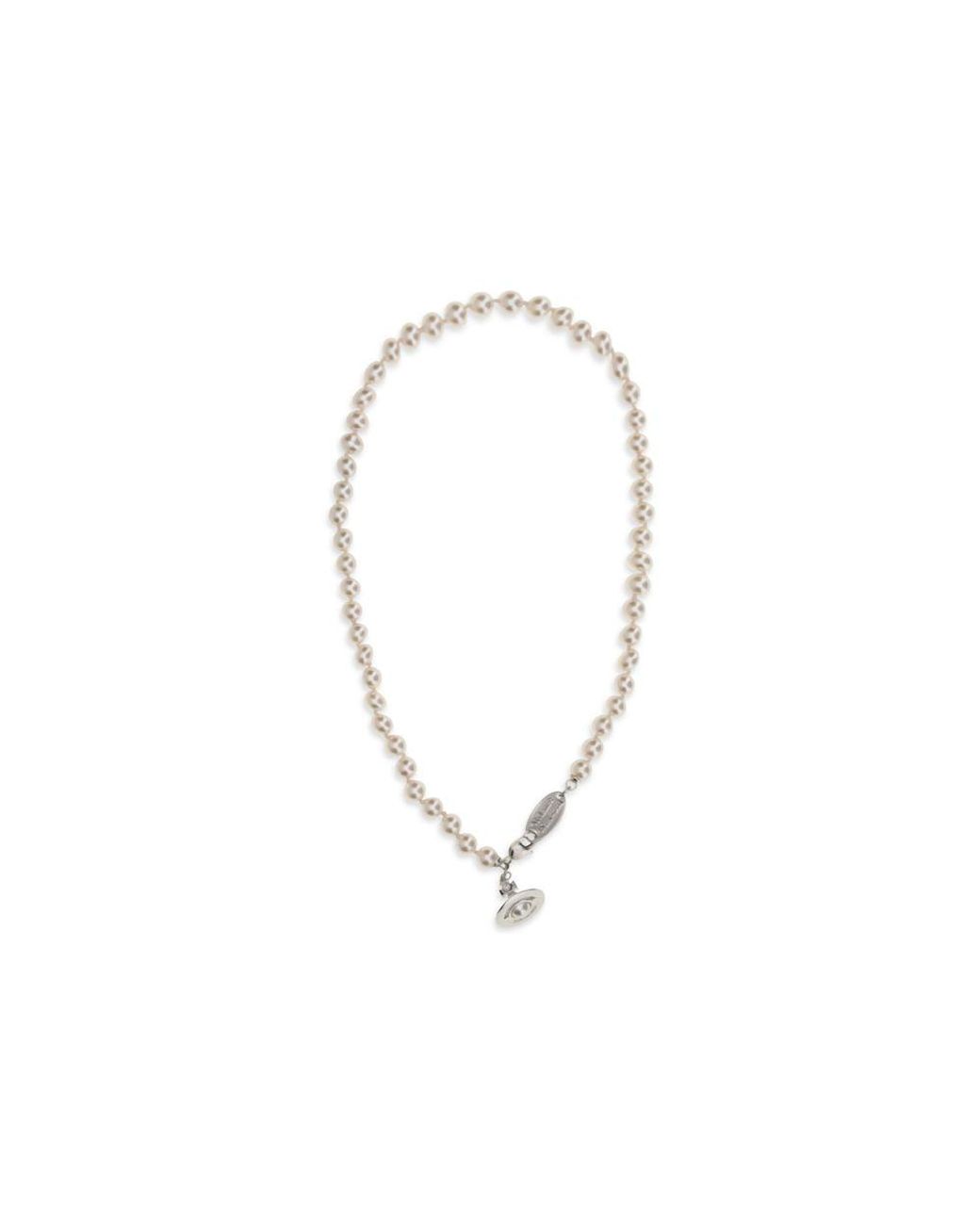 Vivienne Westwood Metallic Beige Brass Necklace