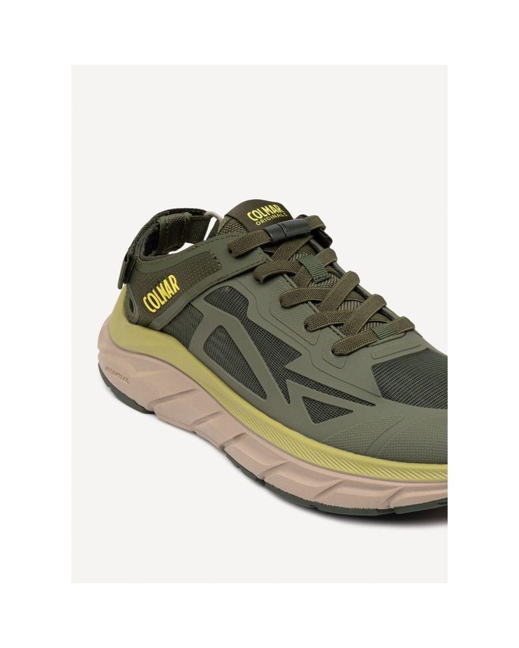 Colmar Green Army Polyethylene Athletic Sneakers