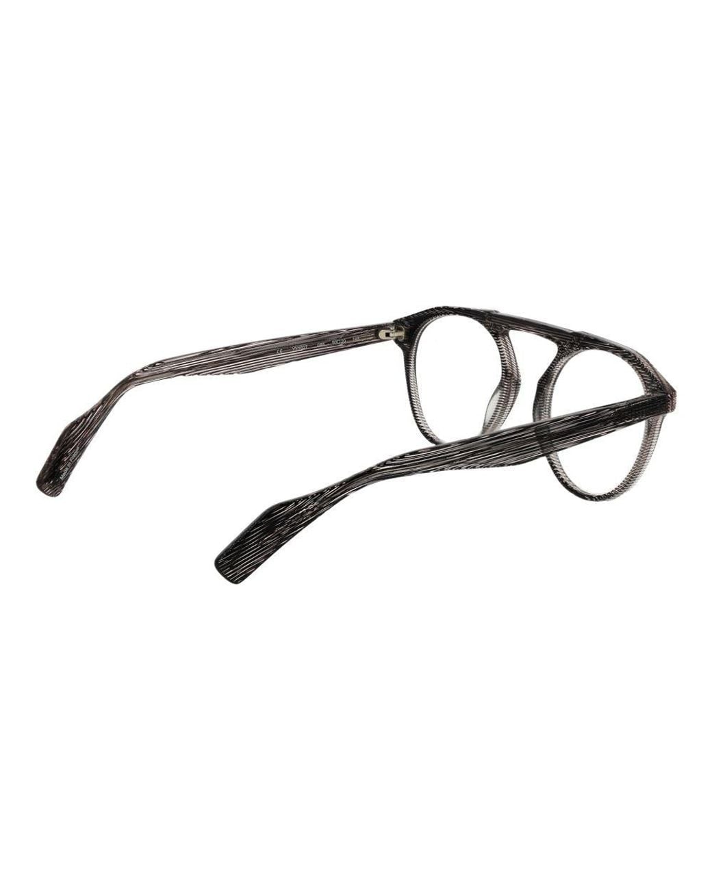 Yohji Yamamoto Black Plastic Glasses (Frames) for men