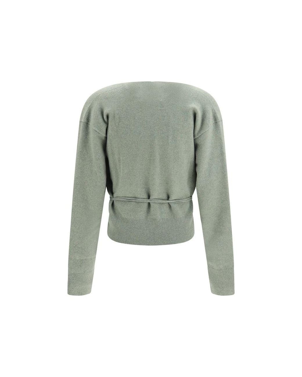 Extreme Cashmere Green Bicolor Cashmere Cardigan