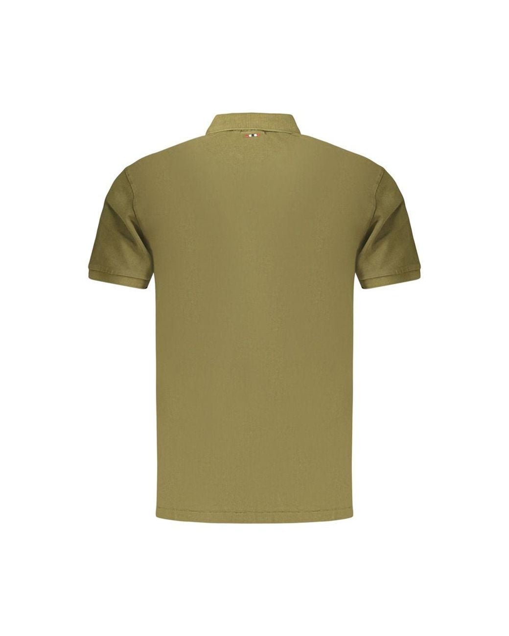 Napapijri Green Verde Cotton Men's Polo for men