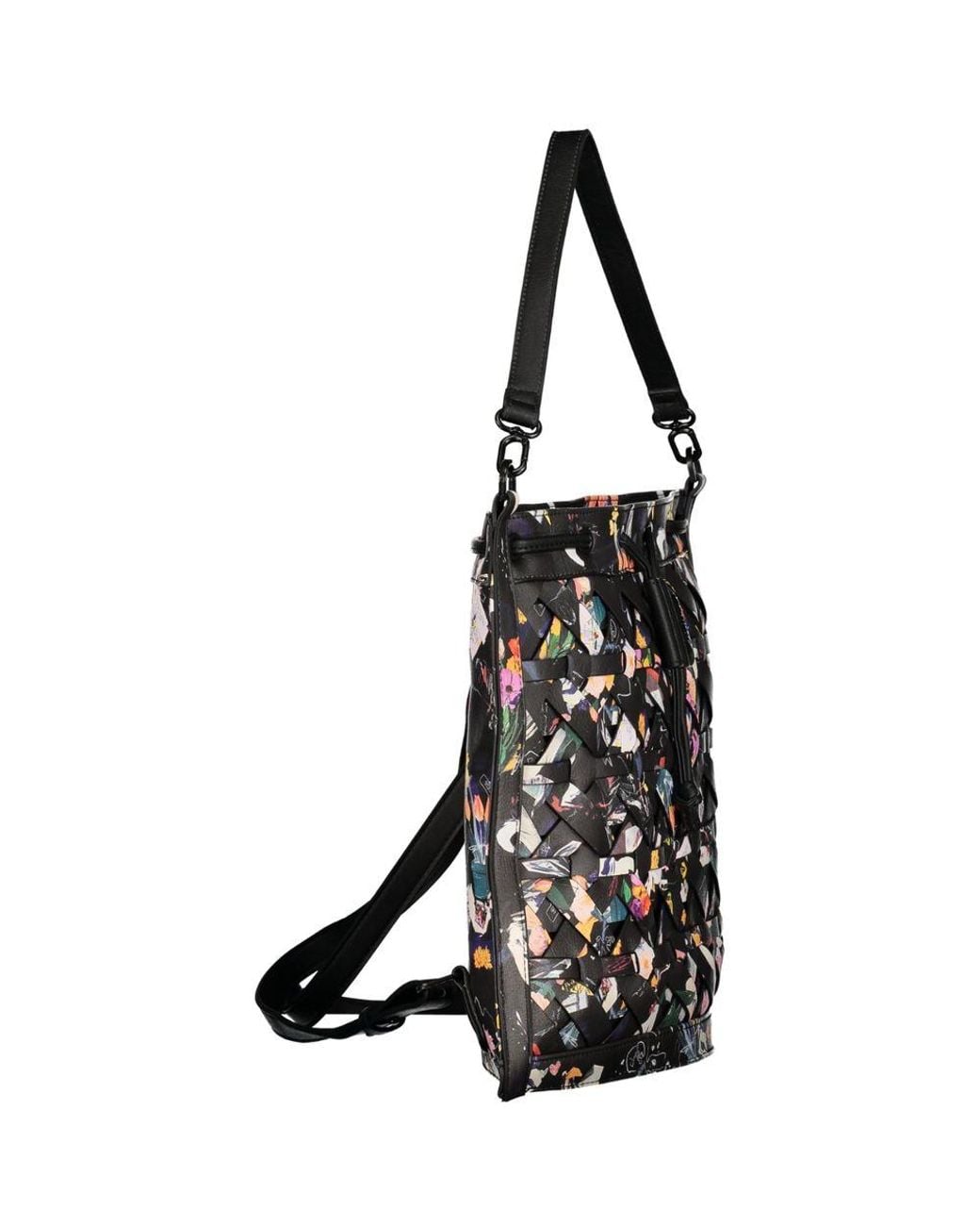 Desigual Black Polyurethane 's Backpack