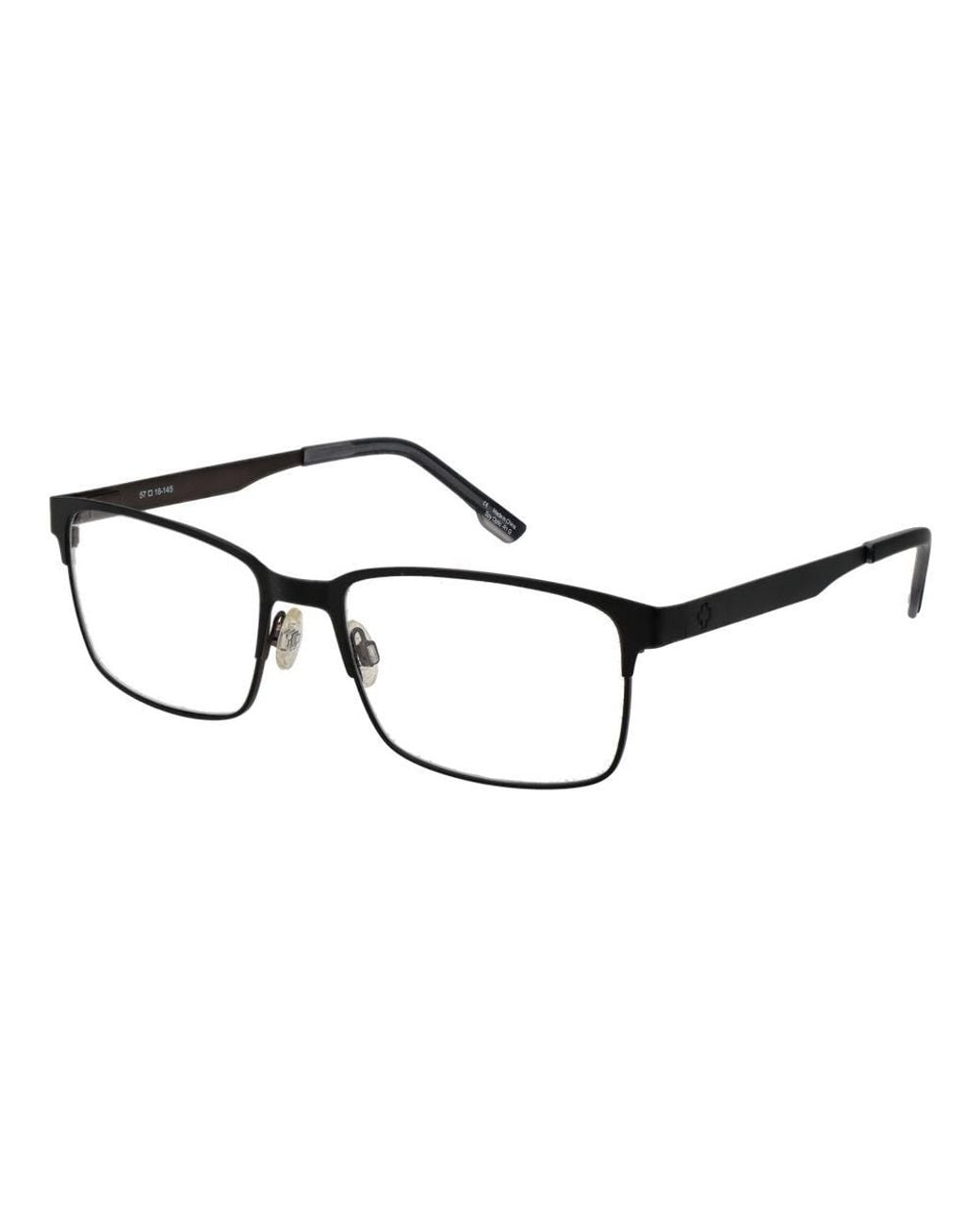 Spy Brown Black Plastic Glasses (frames) for men