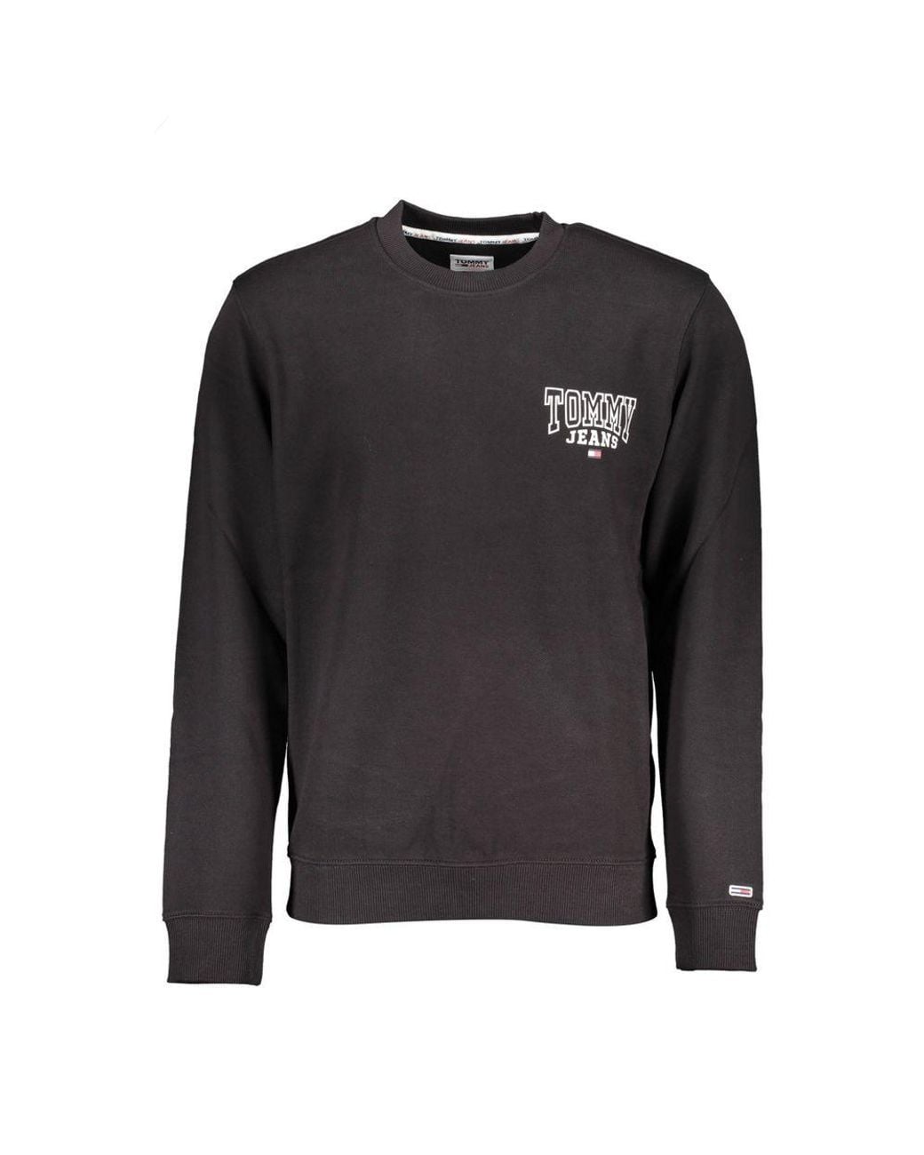 Tommy Hilfiger Black Cotton Men's Sweatshirt for men