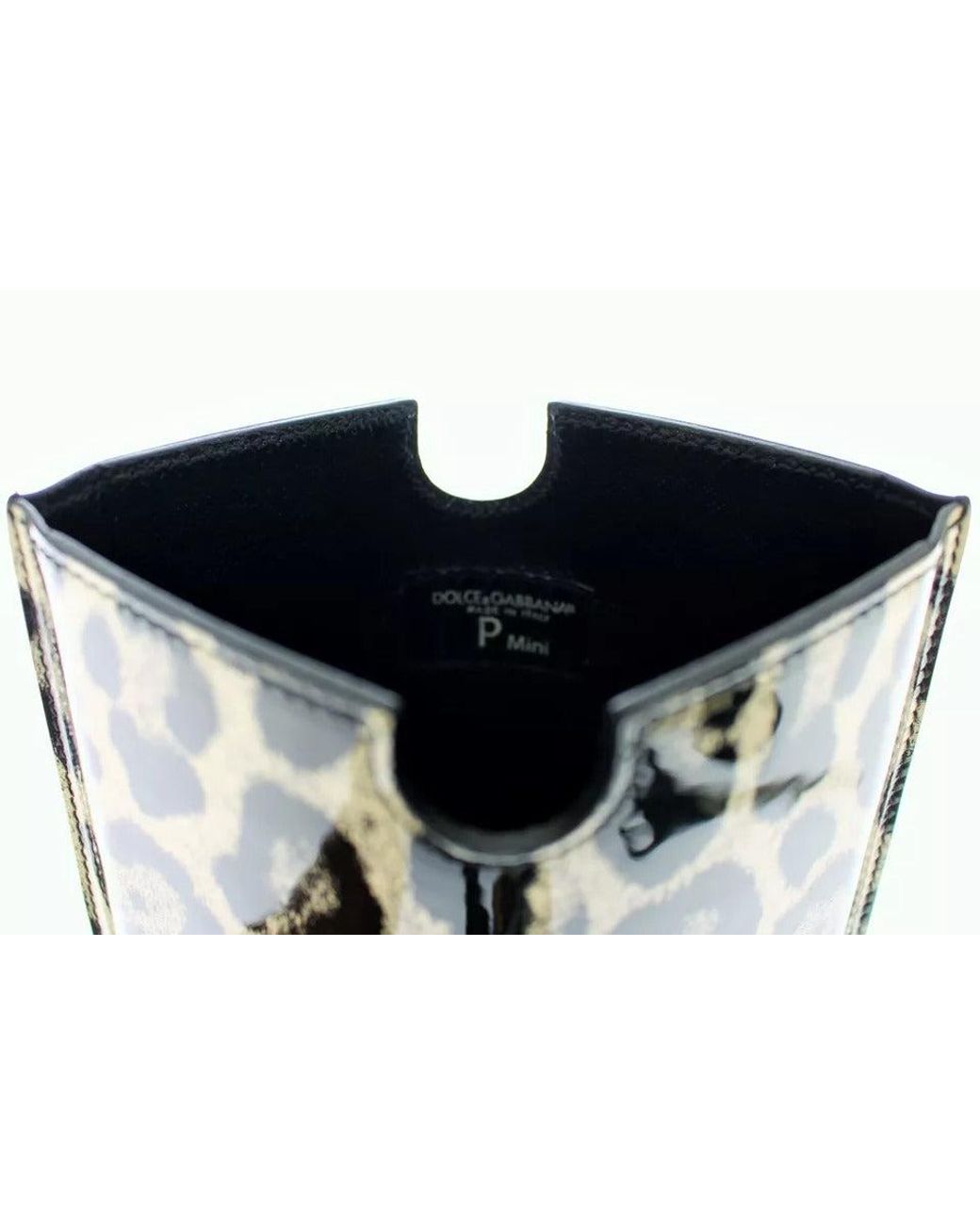 Dolce & Gabbana Blue Leopard Pattern Leather Ebook Cover Tablet Case