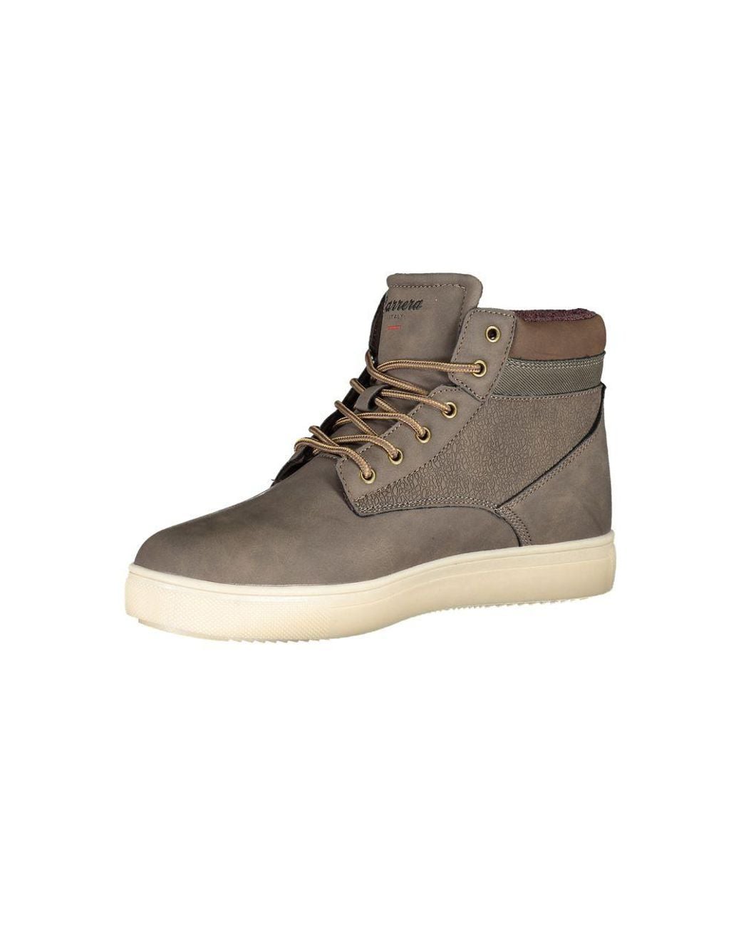 Carrera Brown Chic Lace-Up Boots With Contrast Details for men