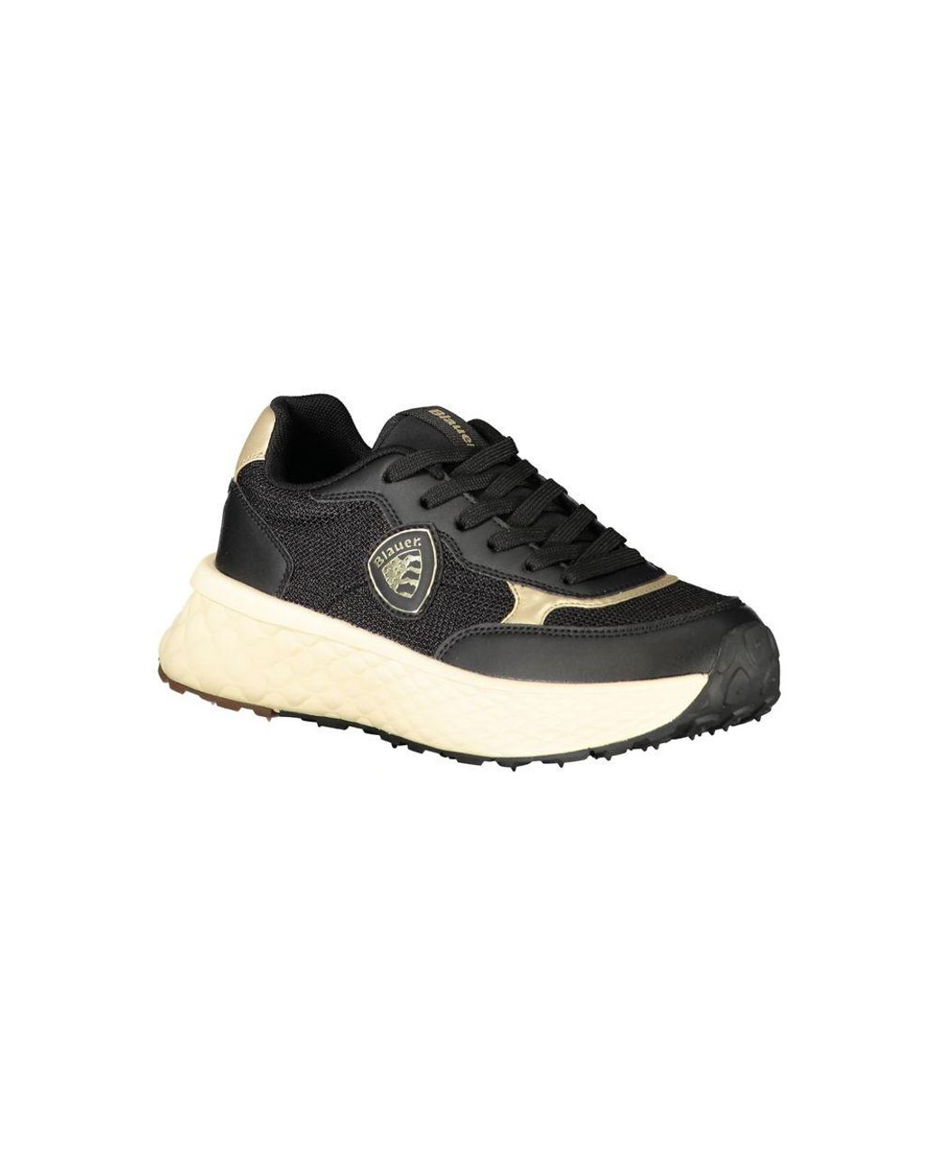Blauer Black Leather Sneaker