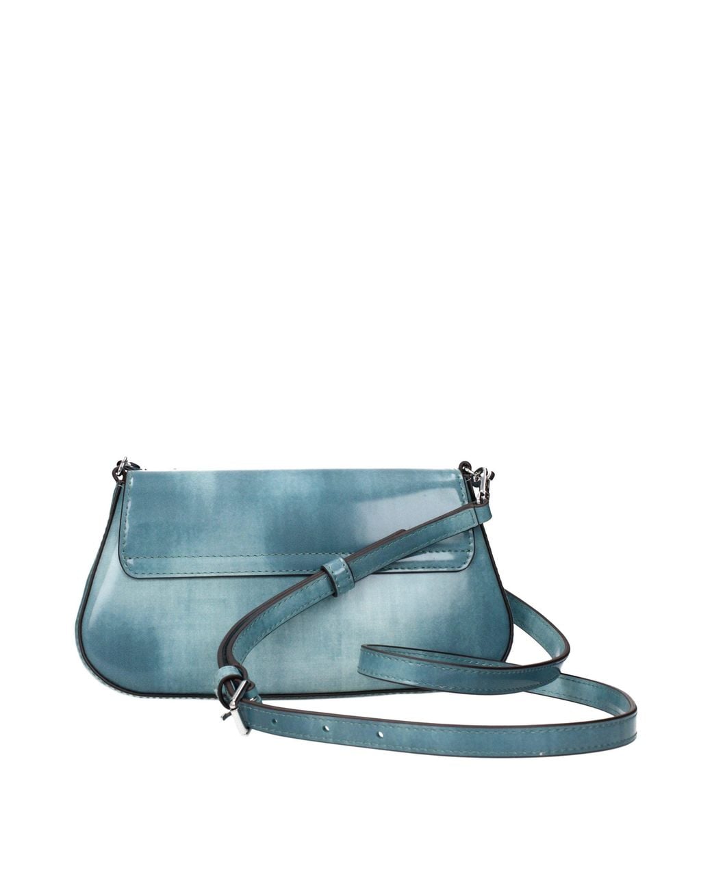 Tory Burch Blue Leather Crossbody Bag