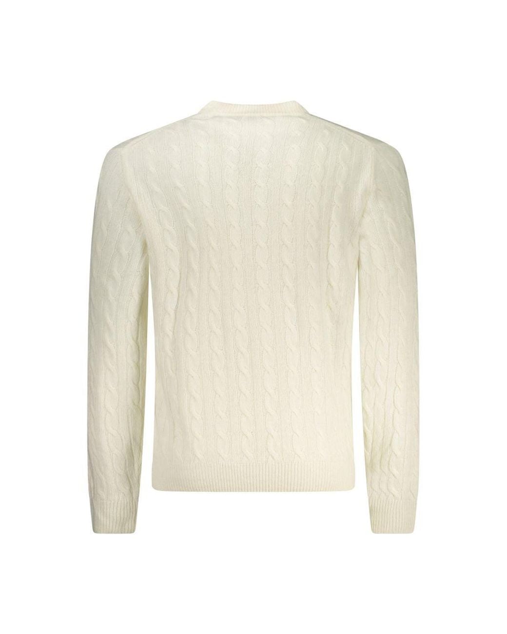 North Sails White Bianco Poliammide Mens Sweater for men