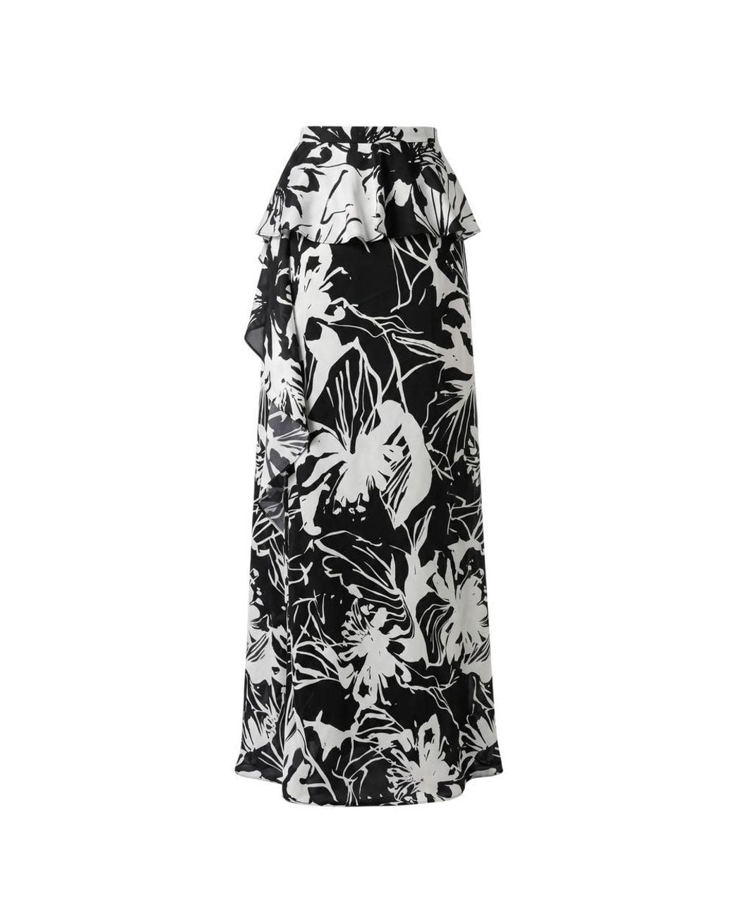 Trussardi Black Polyester Skirt