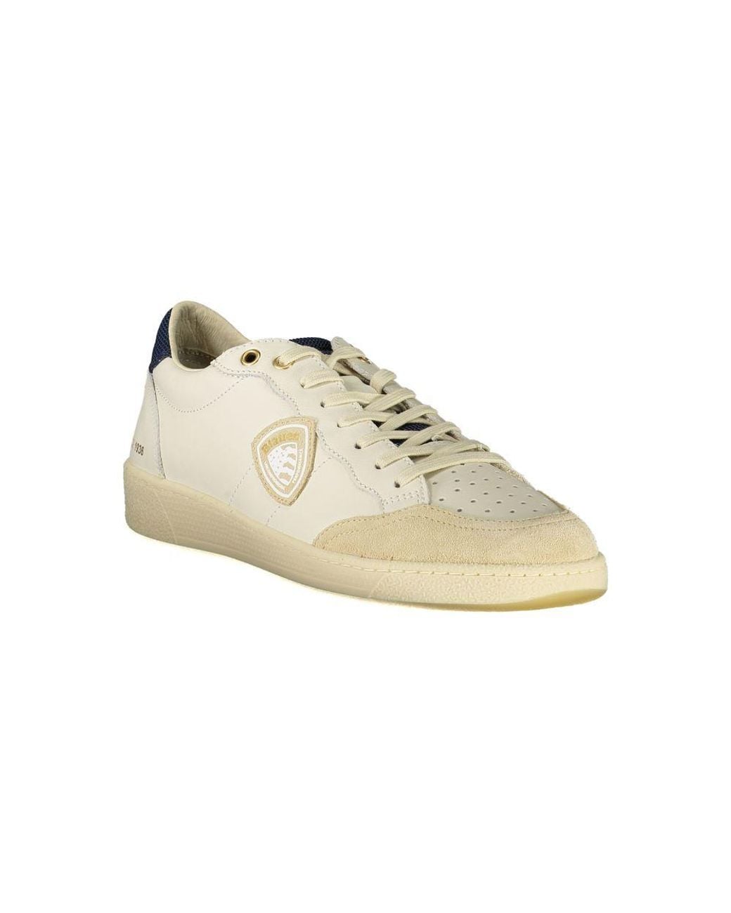 Blauer Natural White Polyurethane Men Sneaker for men
