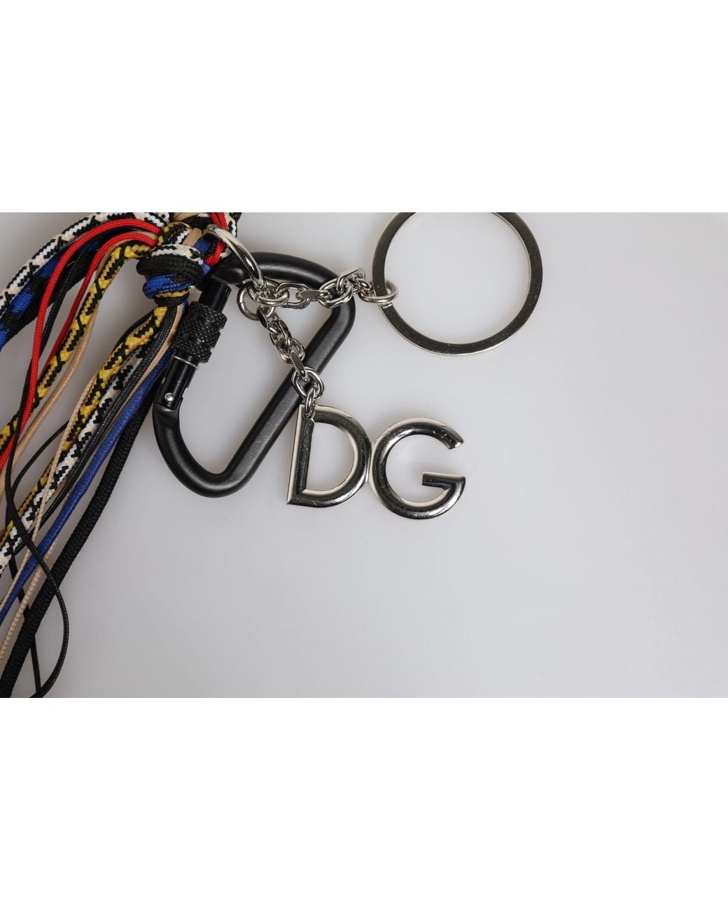 Dolce & Gabbana Multicolor Braided Rope Logo Bag Shoulder Strap