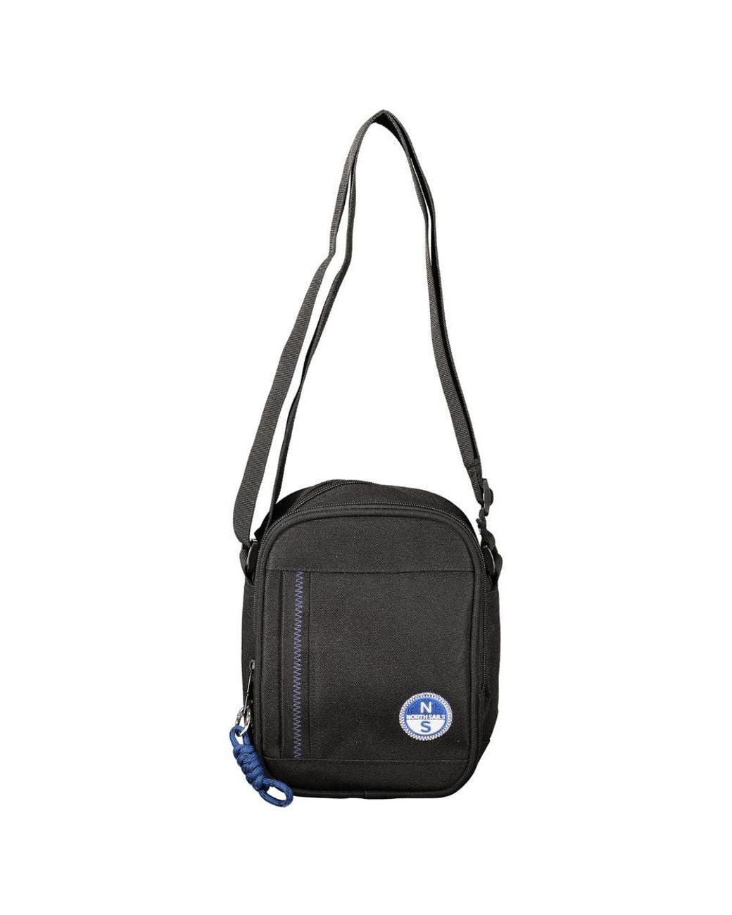 North Sails Black Polyester Men's Shoulder Bag for men