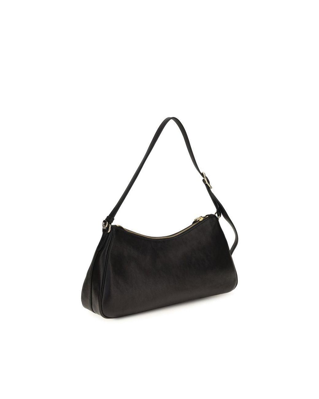 Prada Black Calf Leather Bos Taurus Shoulder Bag