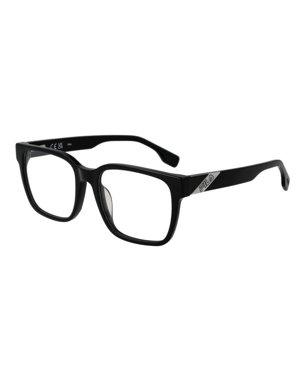 Fila Black Cellulose Acetate Glasses (frames)