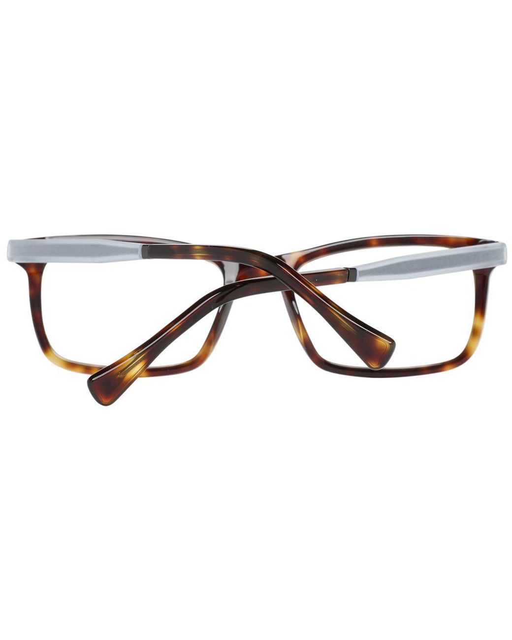 Police Multicolor Brown Plastic Glasses (frames) for men