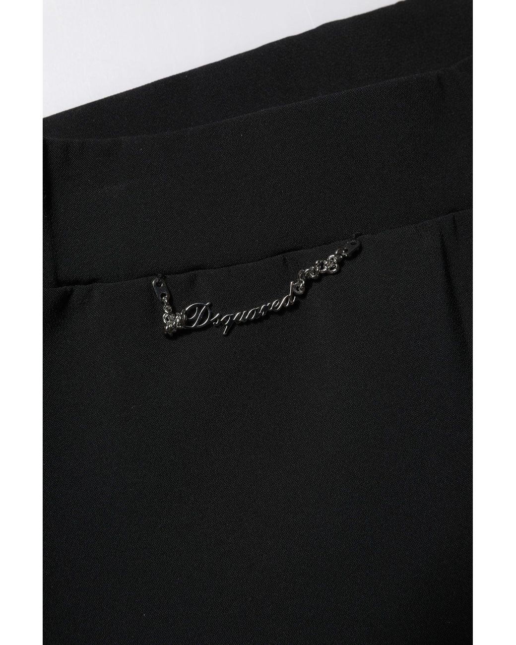 DSquared² Black Wide Trousers