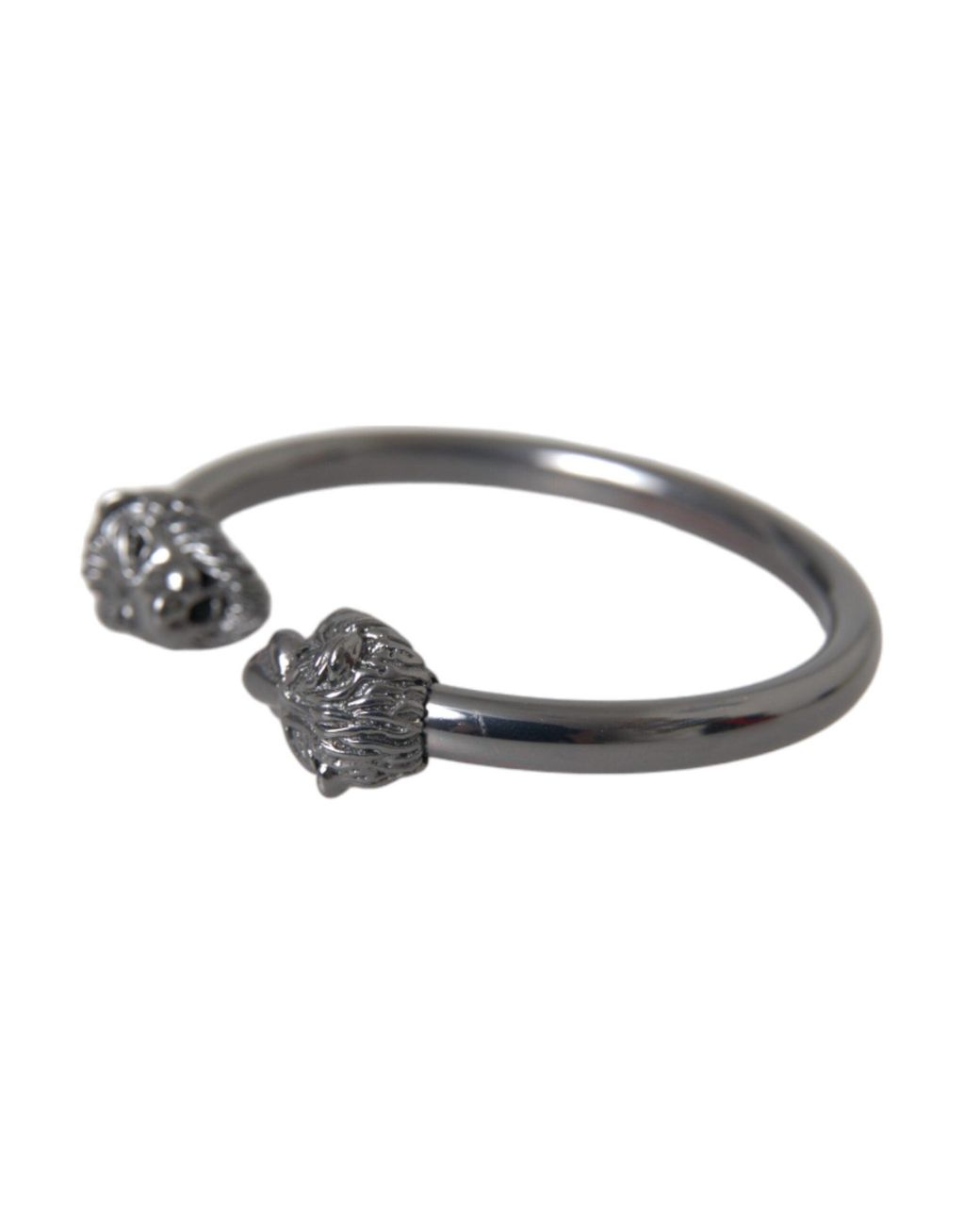 Nialaya Multicolor Black Rhodium Lion Bangle Bracelet