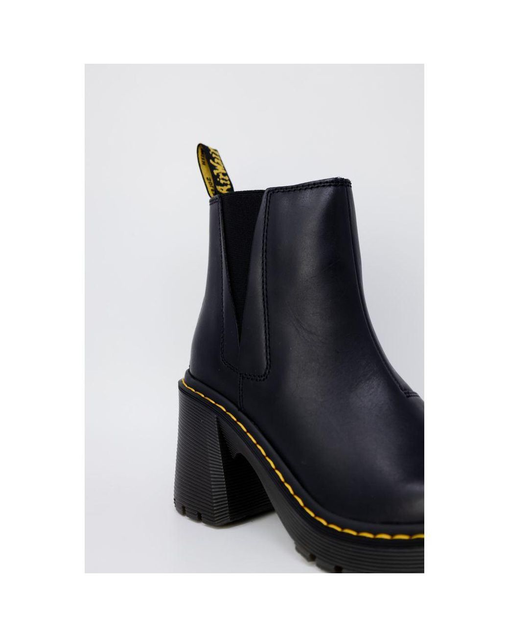 Dr. Martens Black Leather High Heel Pumps