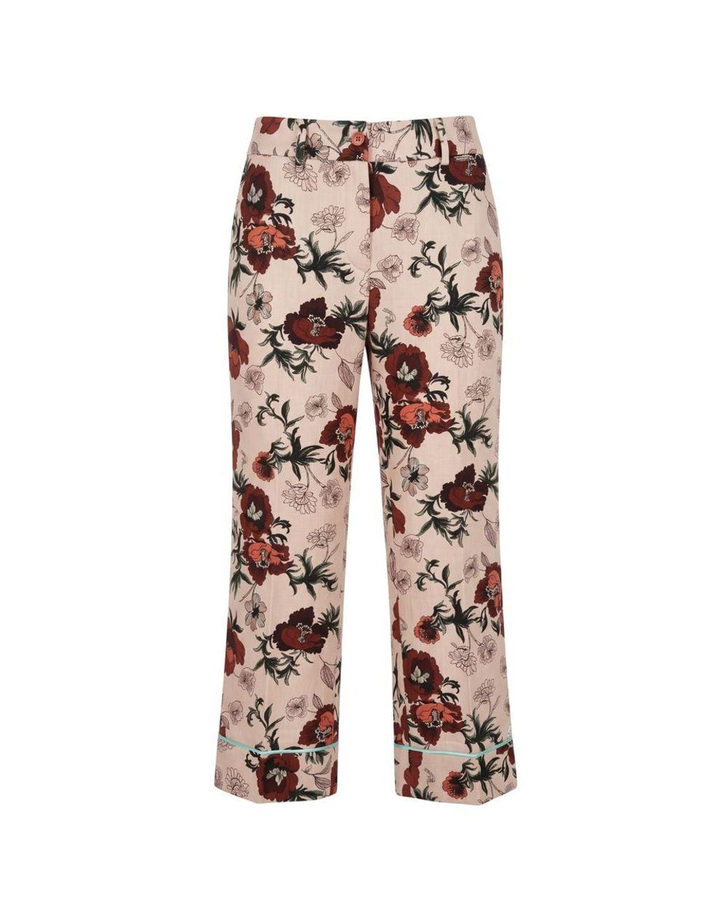 Baldinini Pink Cotton Pant