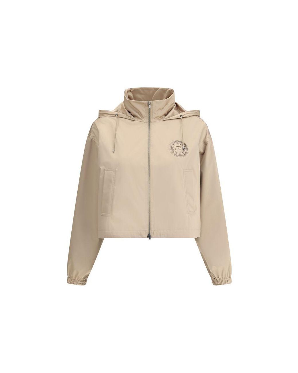 【VIP価格】FENDI Waterproof Jacket Fendi Waterproof Jacket in Natural | Lyst