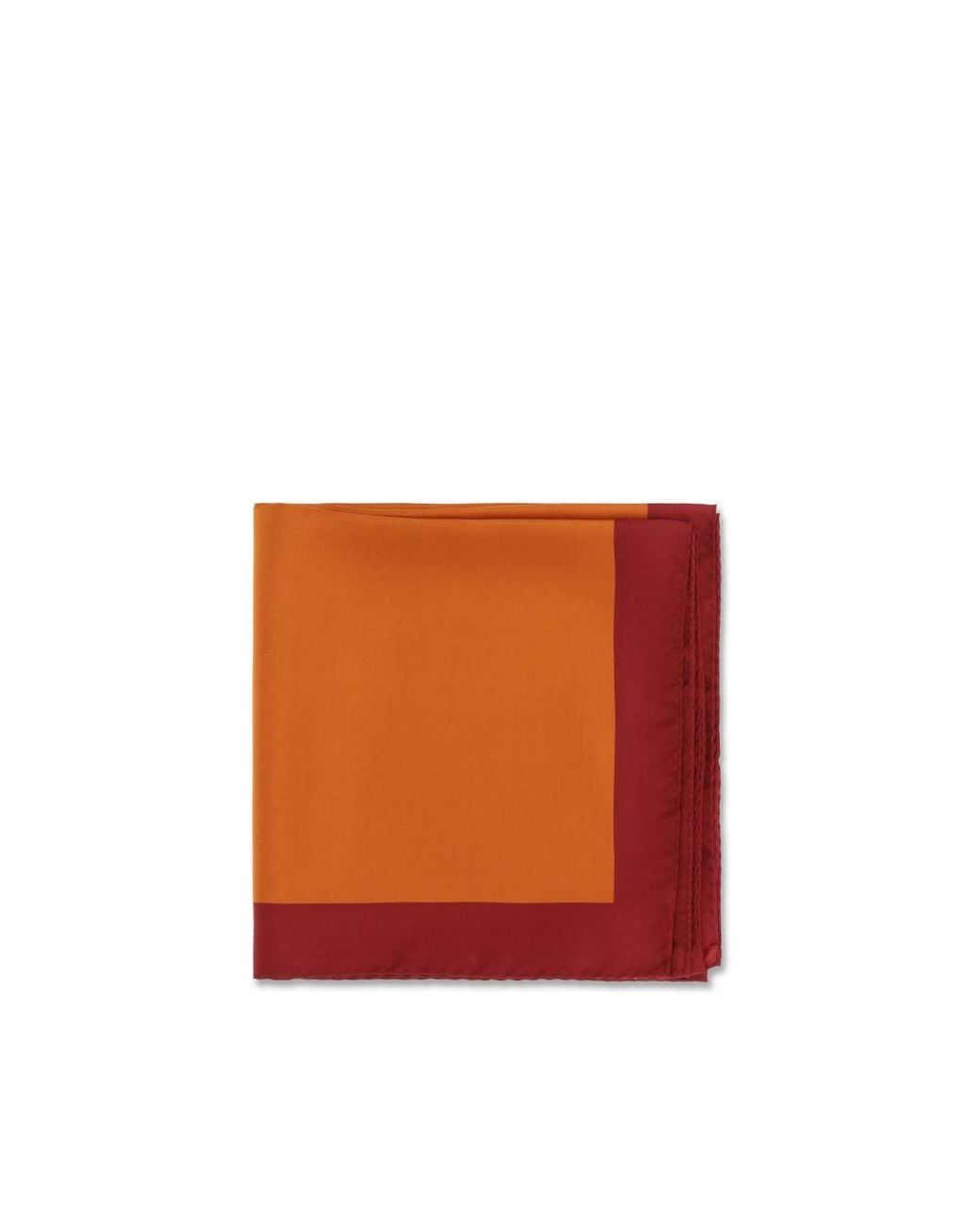 Saint Laurent Orange Silk Foulard