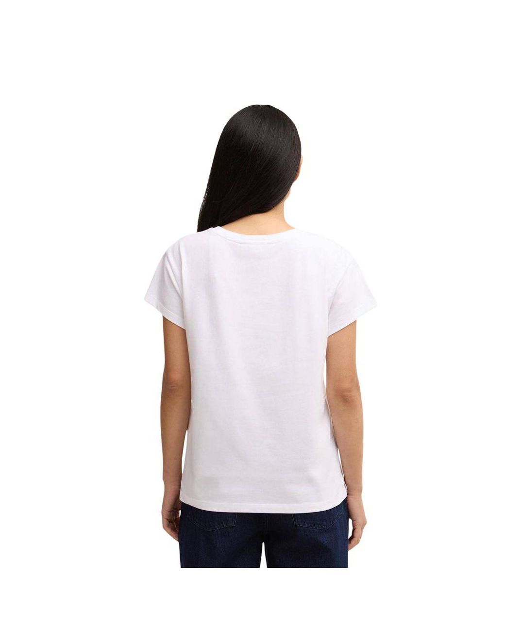 Barbour White Cotton T