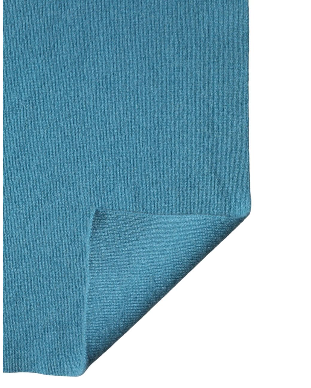 Dolce & Gabbana Blue Cashmere Knit Neck Wrap Shawl Scarf for men