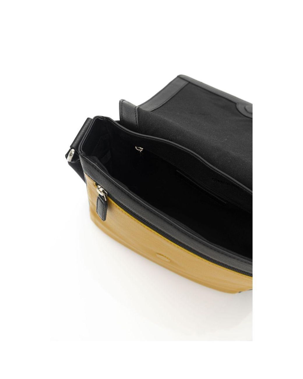 Cerruti 1881 Black Elegant Leather Crossbody Bag for men