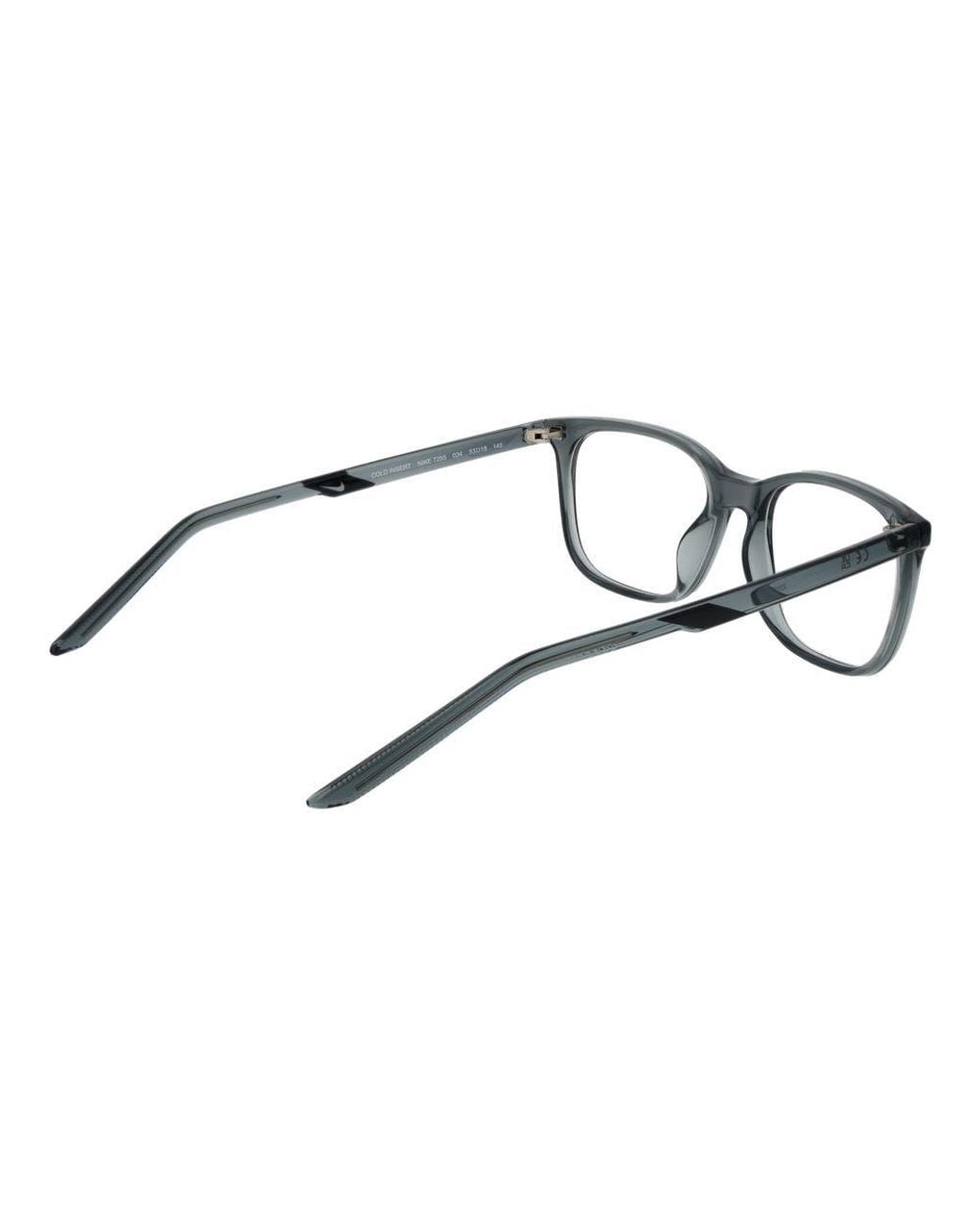 Nike Black Stainless Steel Glasses (Frames) Accessory
