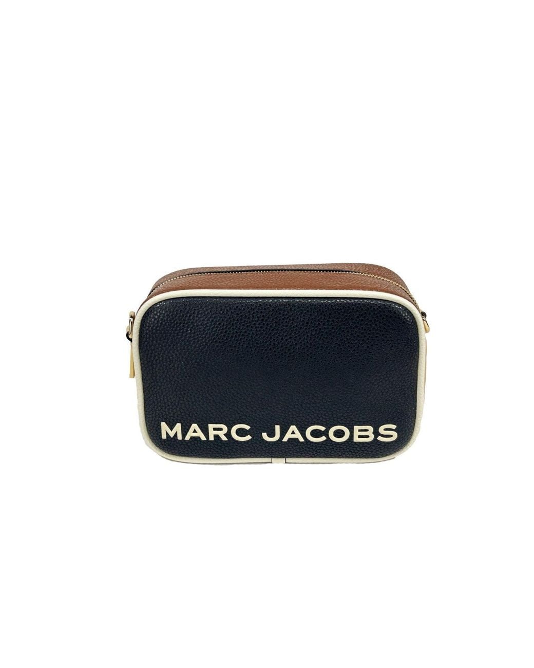 Marc Jacobs Black Flash Leather Camera Crossbody Bag