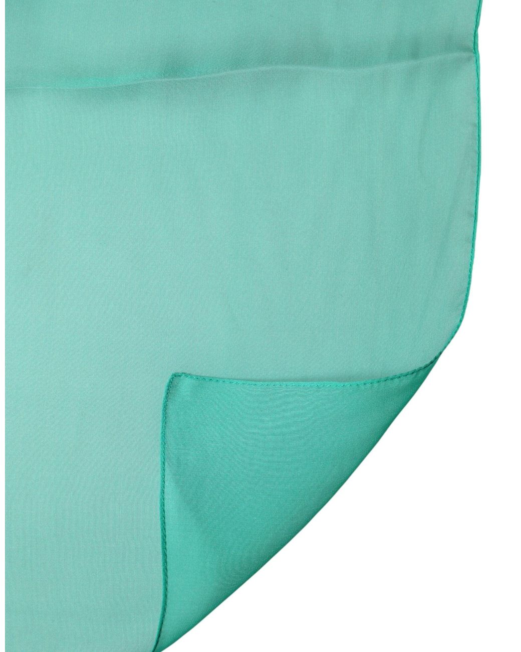 Dolce & Gabbana Green Stole Silk Neck Wrap Shawl Scarf for men
