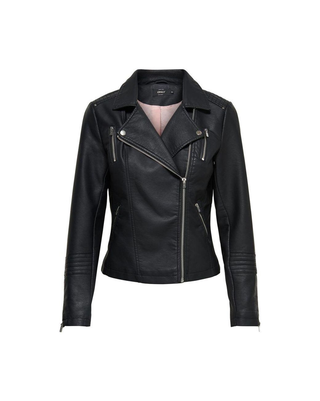 ONLY Black Viscose Jackets & Coat