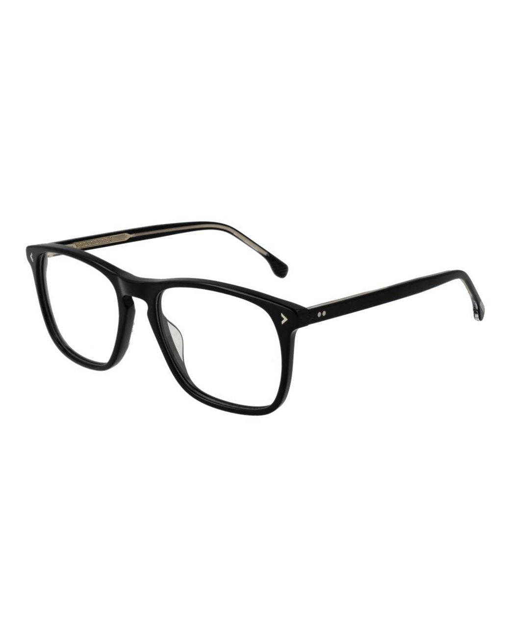 Lozza Black Cellulose Acetate Glasses (frames) for men