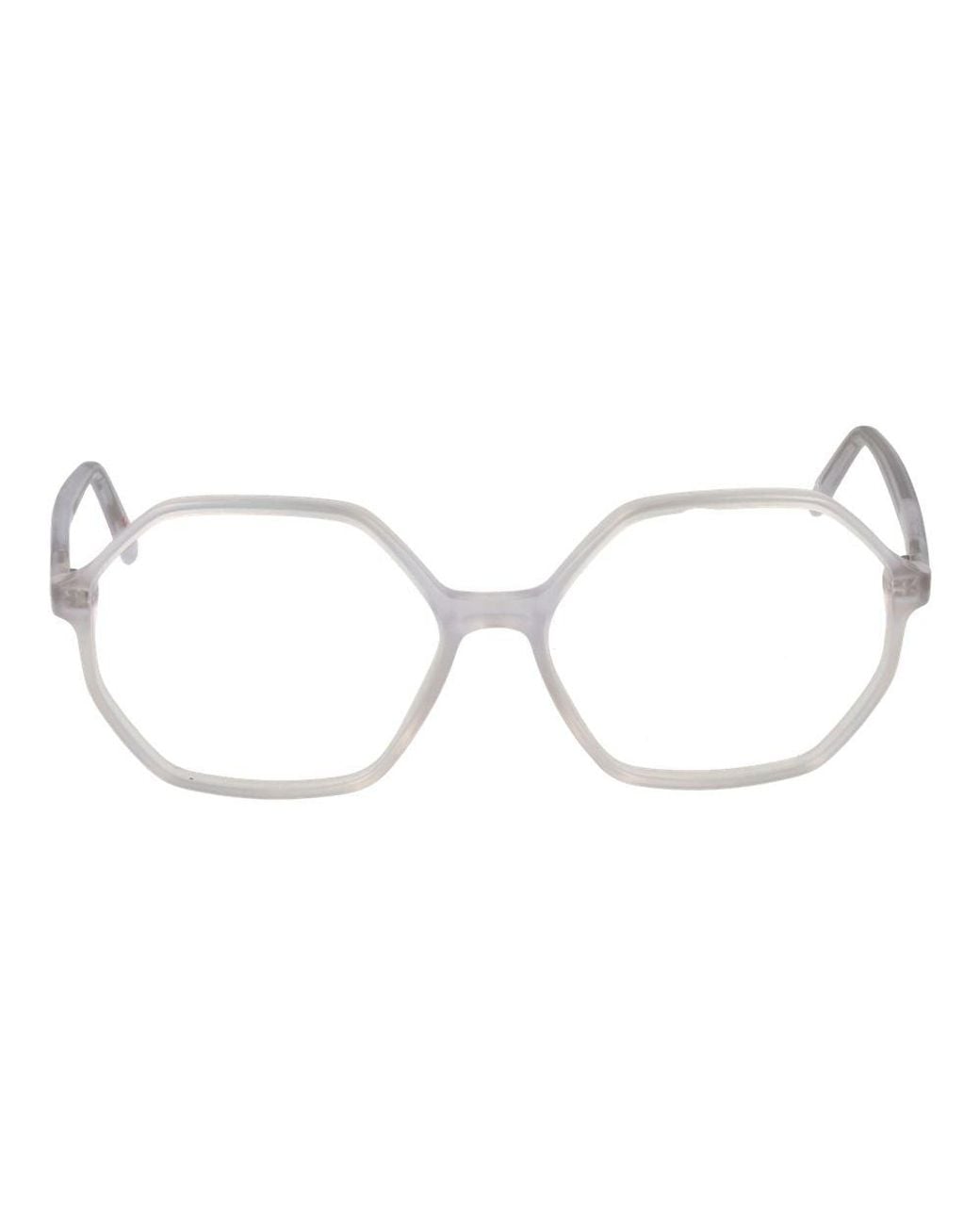 Andy Wolf Metallic White Acetate Glasses (frames)
