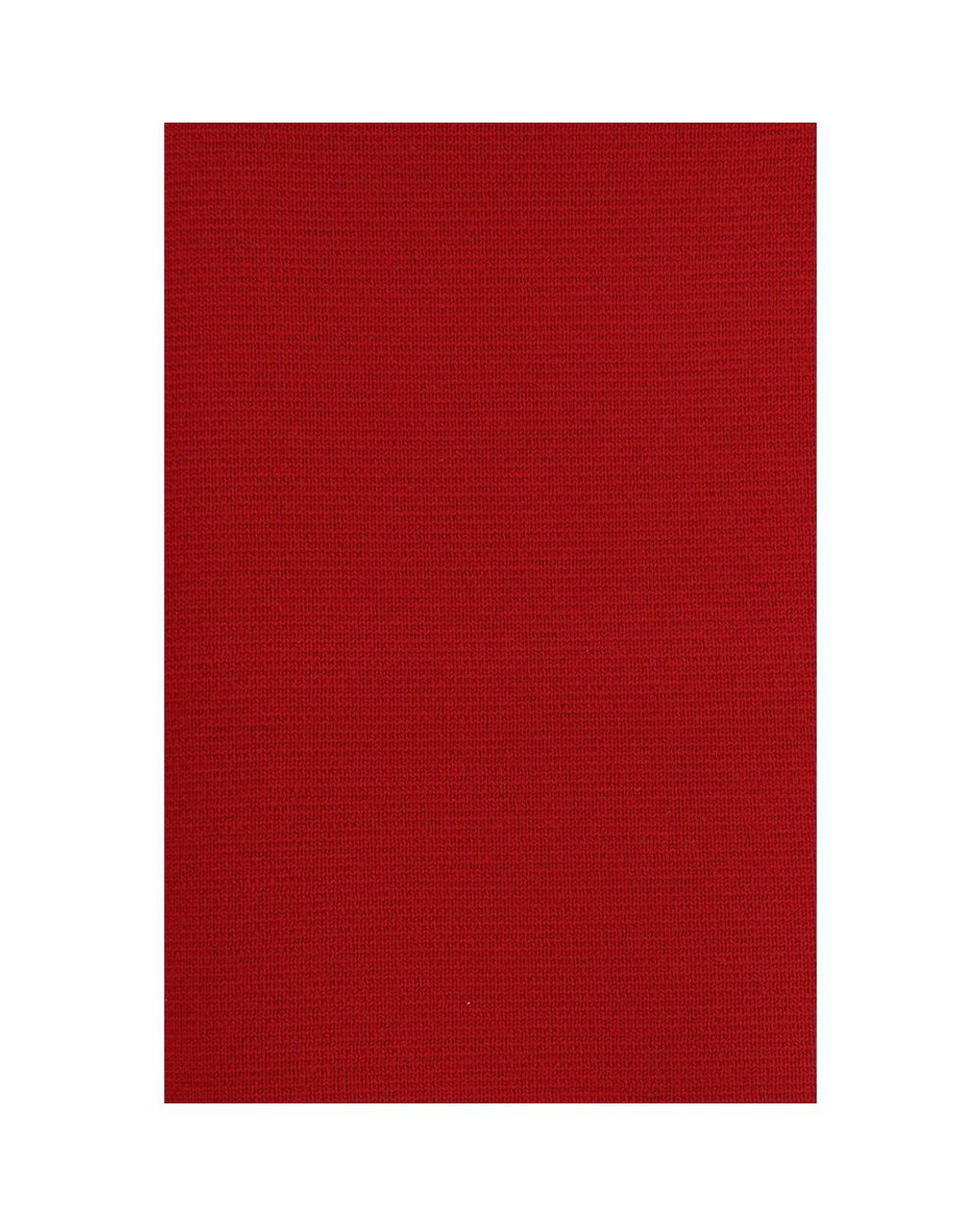 Fabiana Filippi Red Wool Oves Aries Mini Skirt