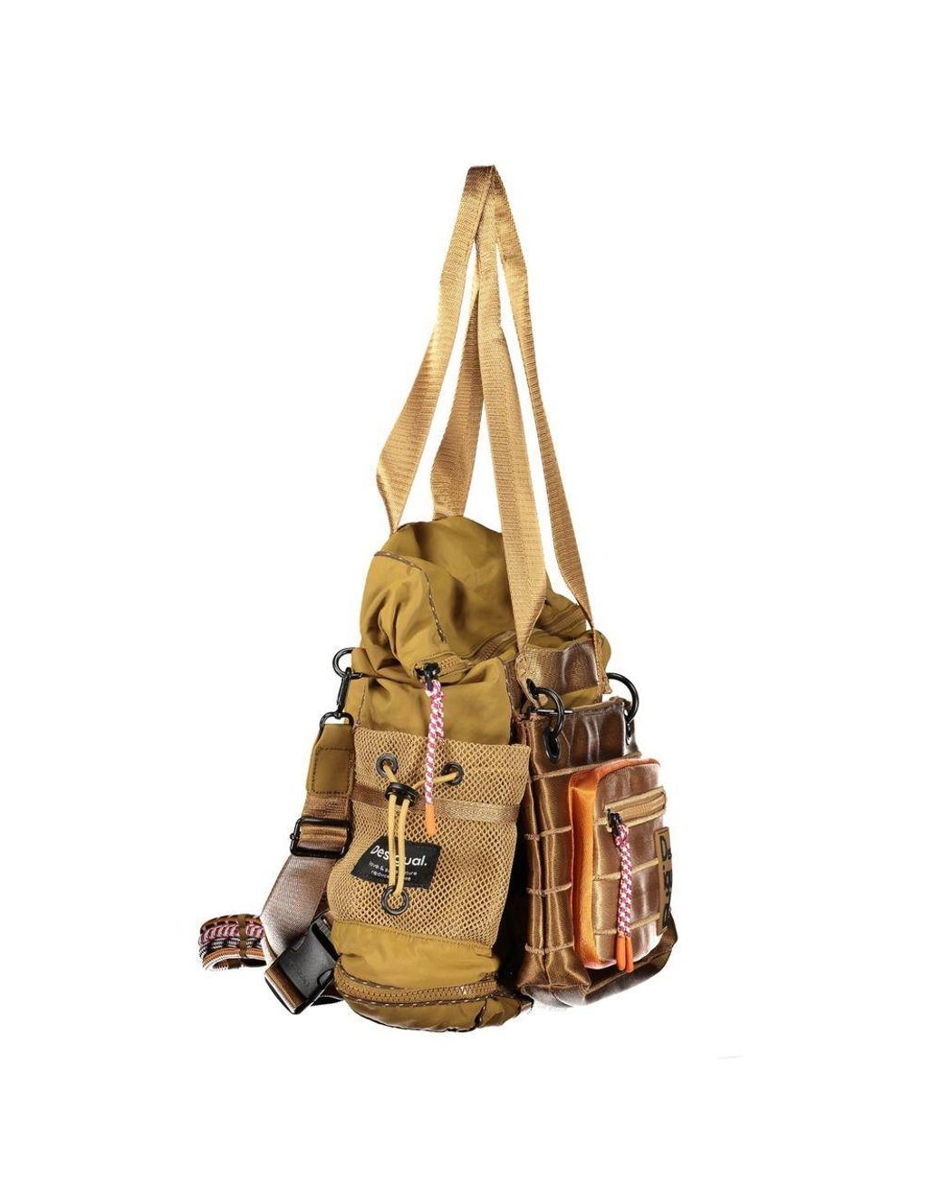Desigual Metallic Shopping Bags