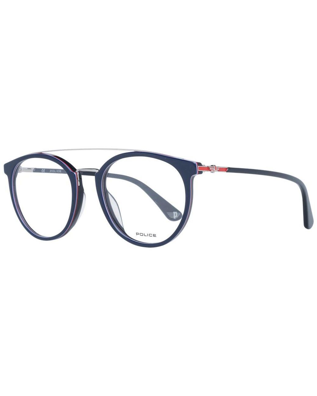 Police Blue Metal & Plastic Glasses (Frames) for men