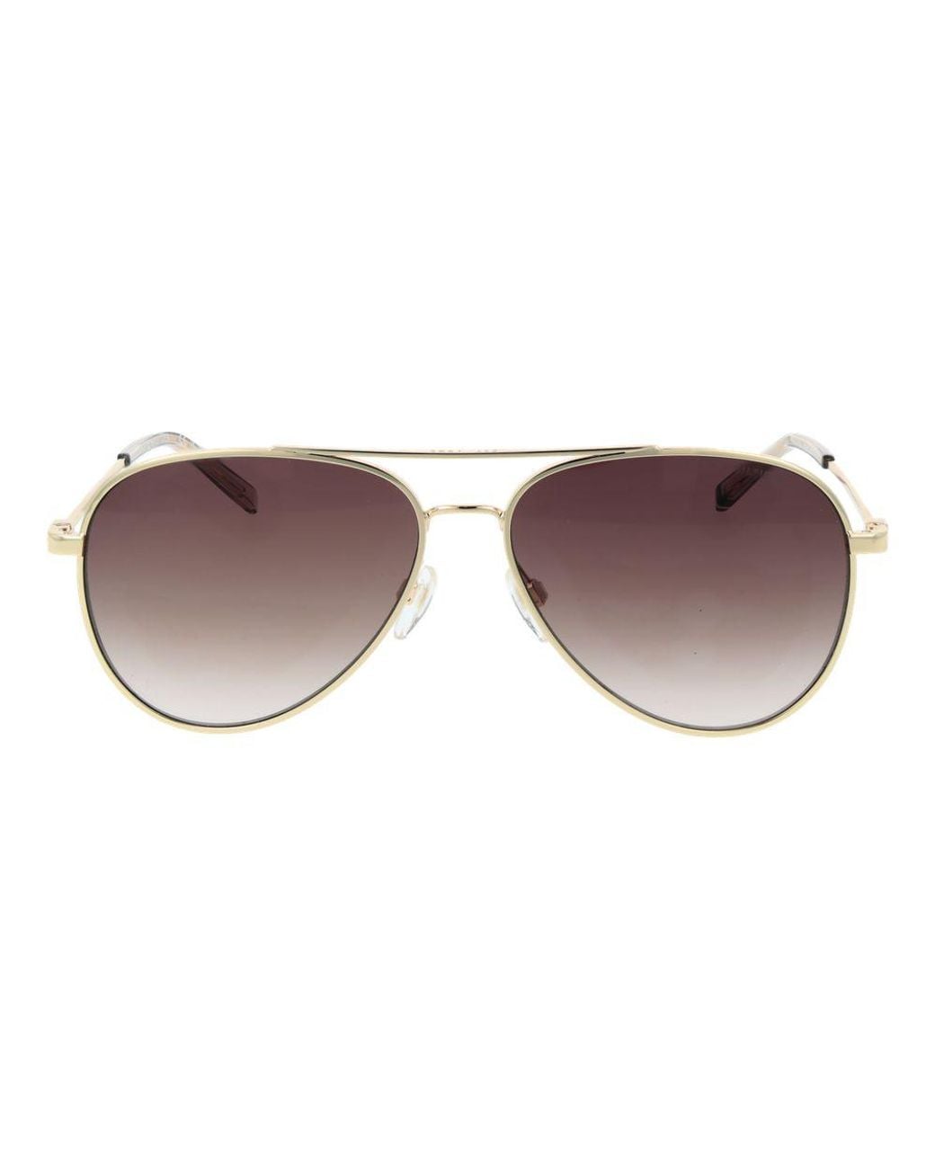Tommy Hilfiger Brown Gold Metal Sunglasses for men