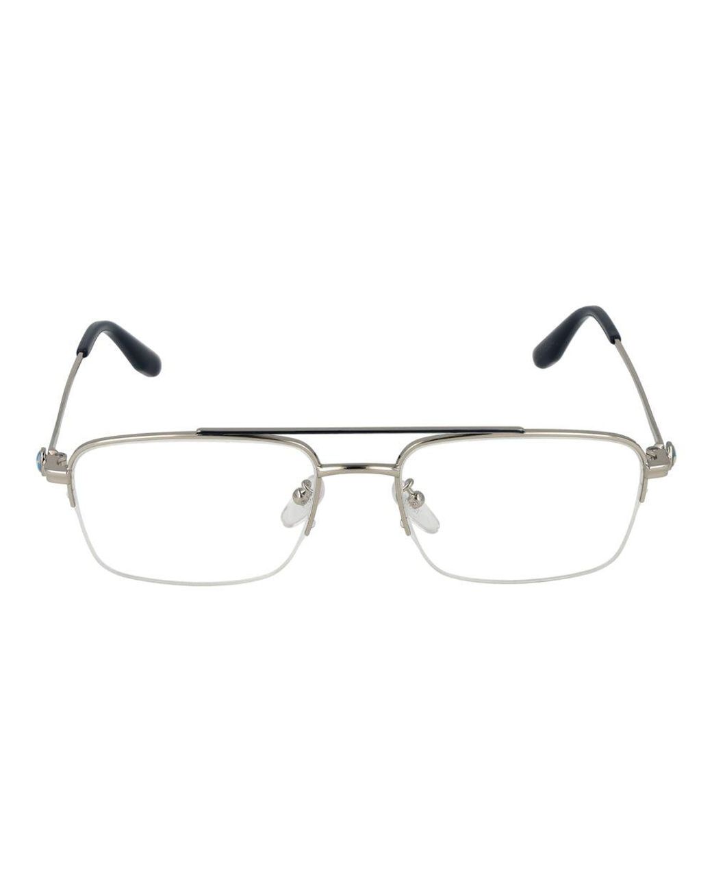 BMW Metallic Gray Metal Glasses (frames) for men