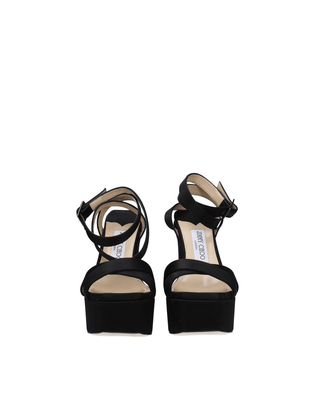 Jimmy Choo Black Satin Sandal for men