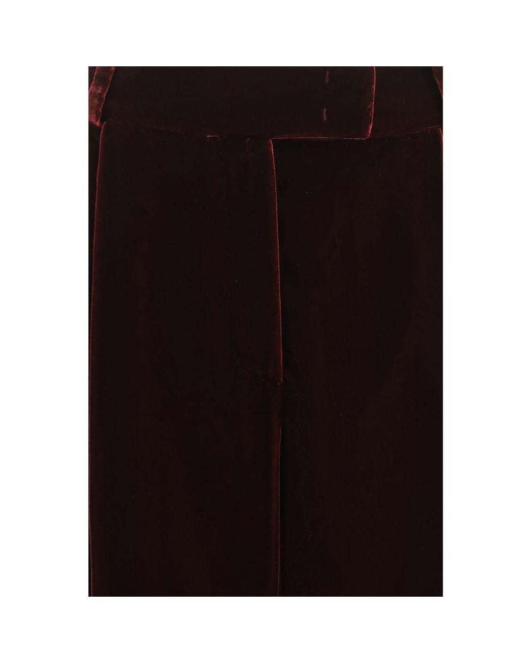 Giorgio Armani Brown Bordeaux Viscose Dress Pants