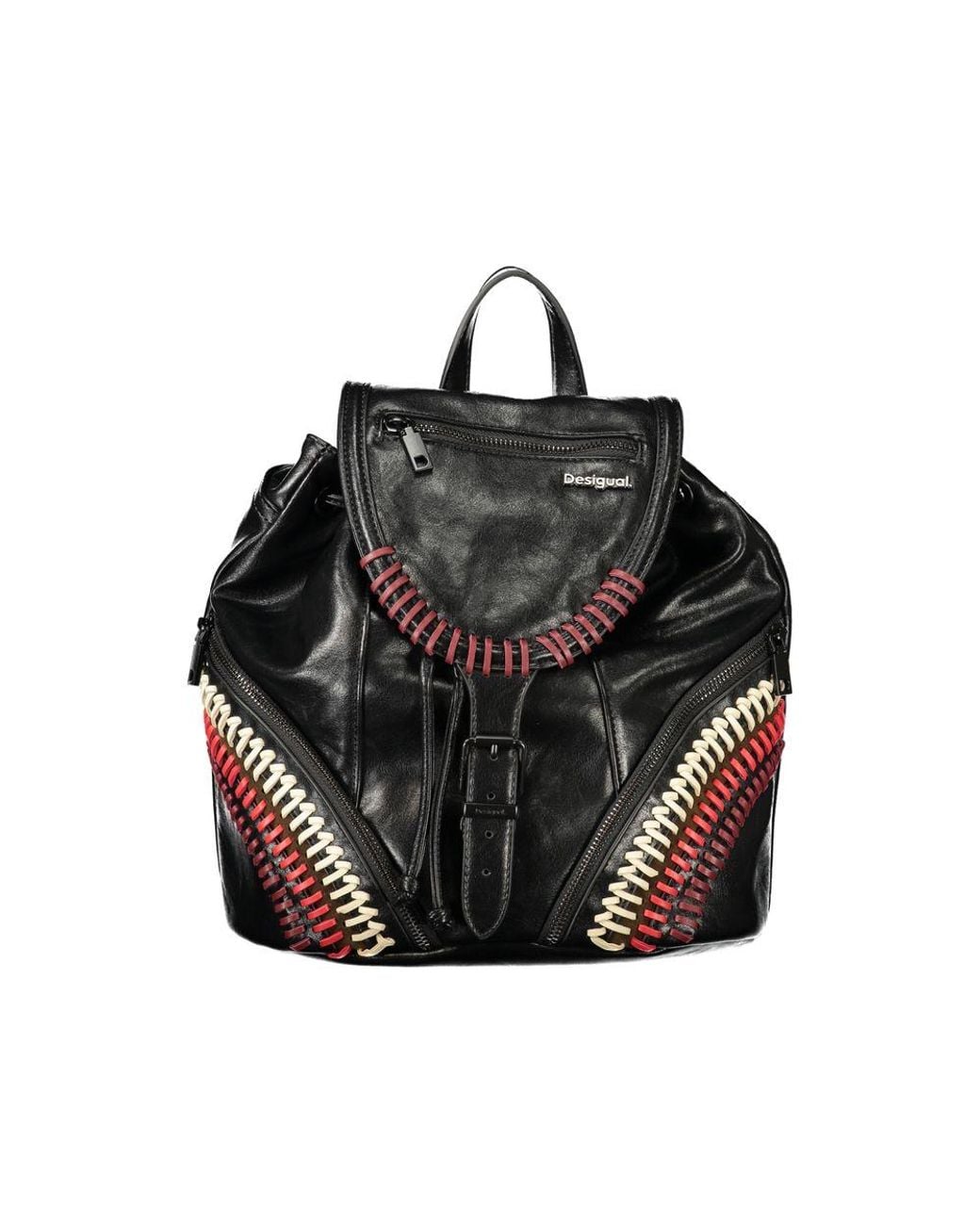 Desigual Black Polyurethane 's Backpack