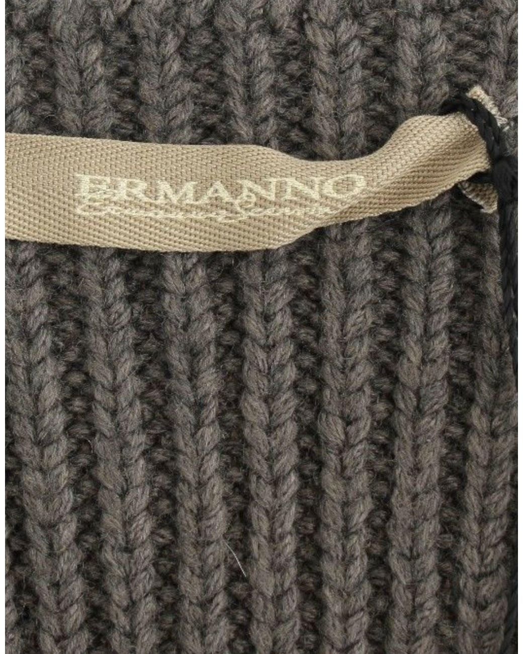 Ermanno Scervino Black Chic Knit Crew Neck Top