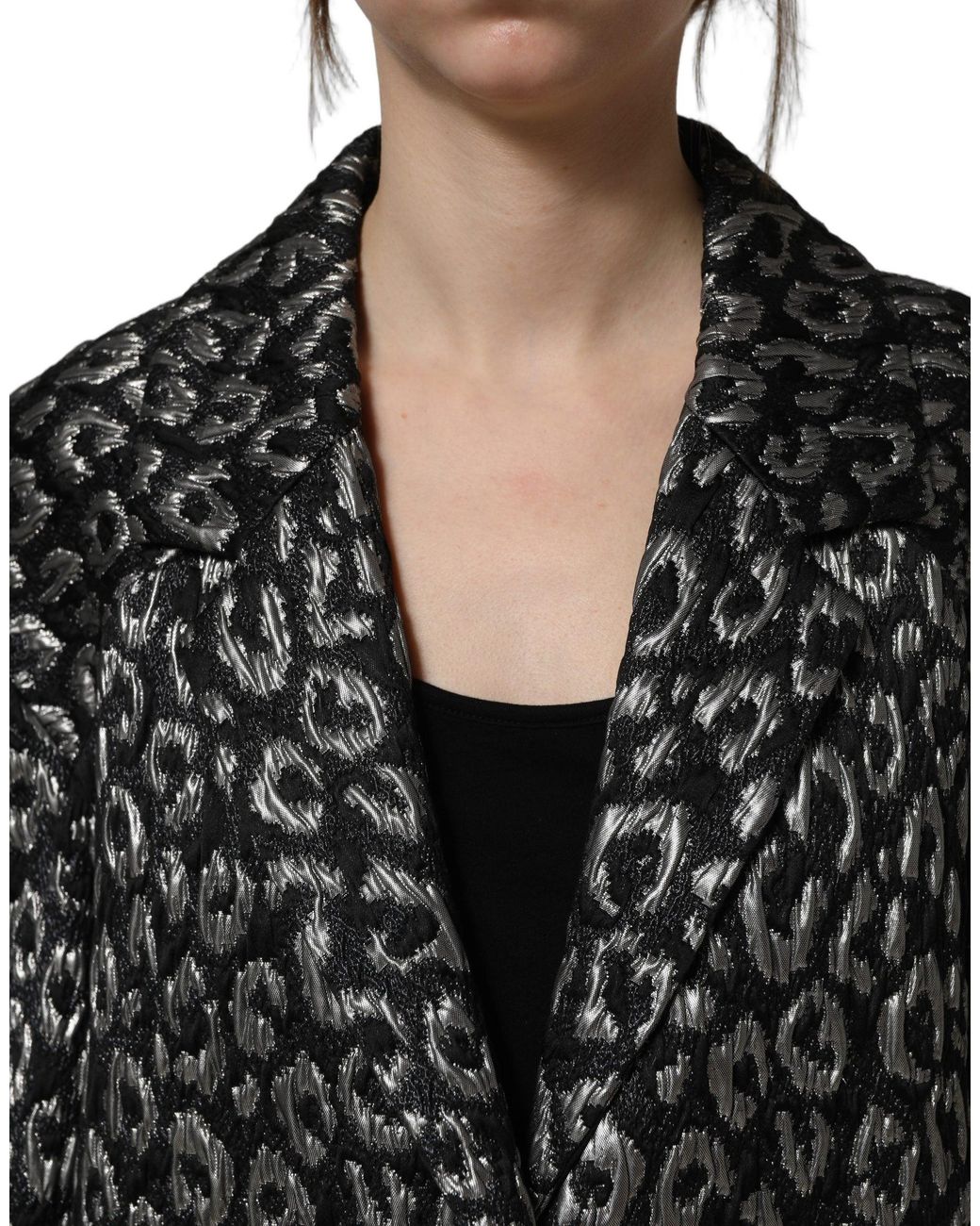 DI STAVNITSER Black Brown Mohair Belted Long Trench Coat Jacket