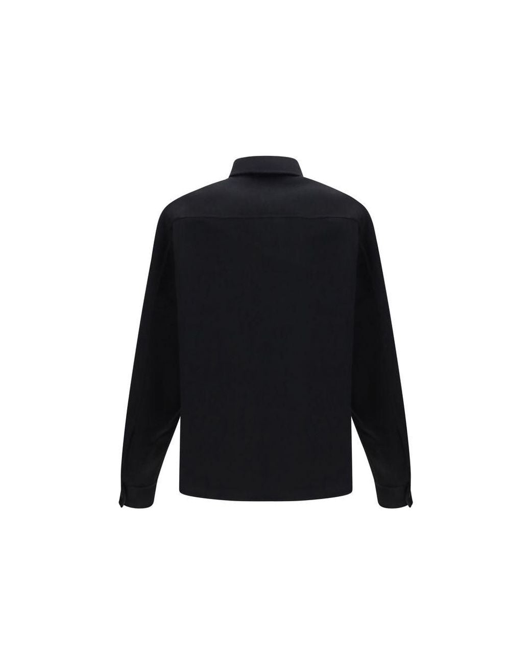 Fendi Blue Black Wool Oves Aries Jacket for men