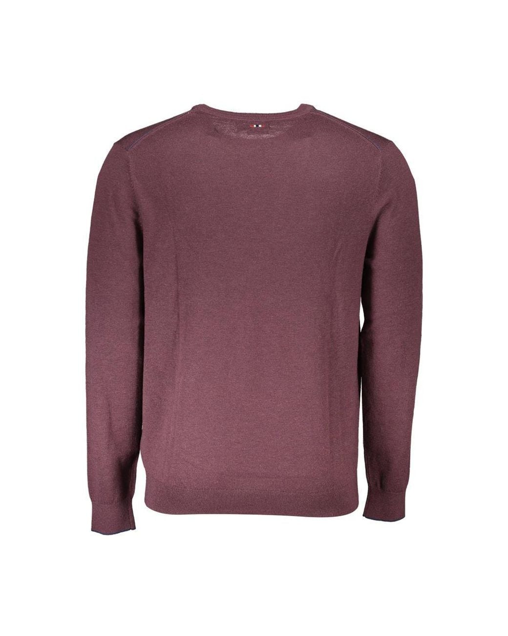 Napapijri Purple Wool Sweater for men