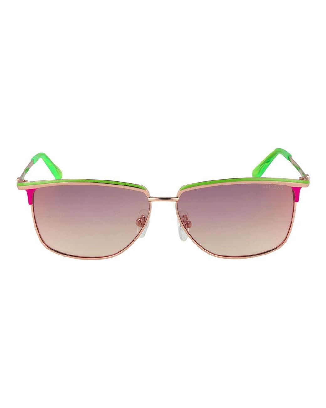Guess Multicolor Bicolor Metal Sunglasses