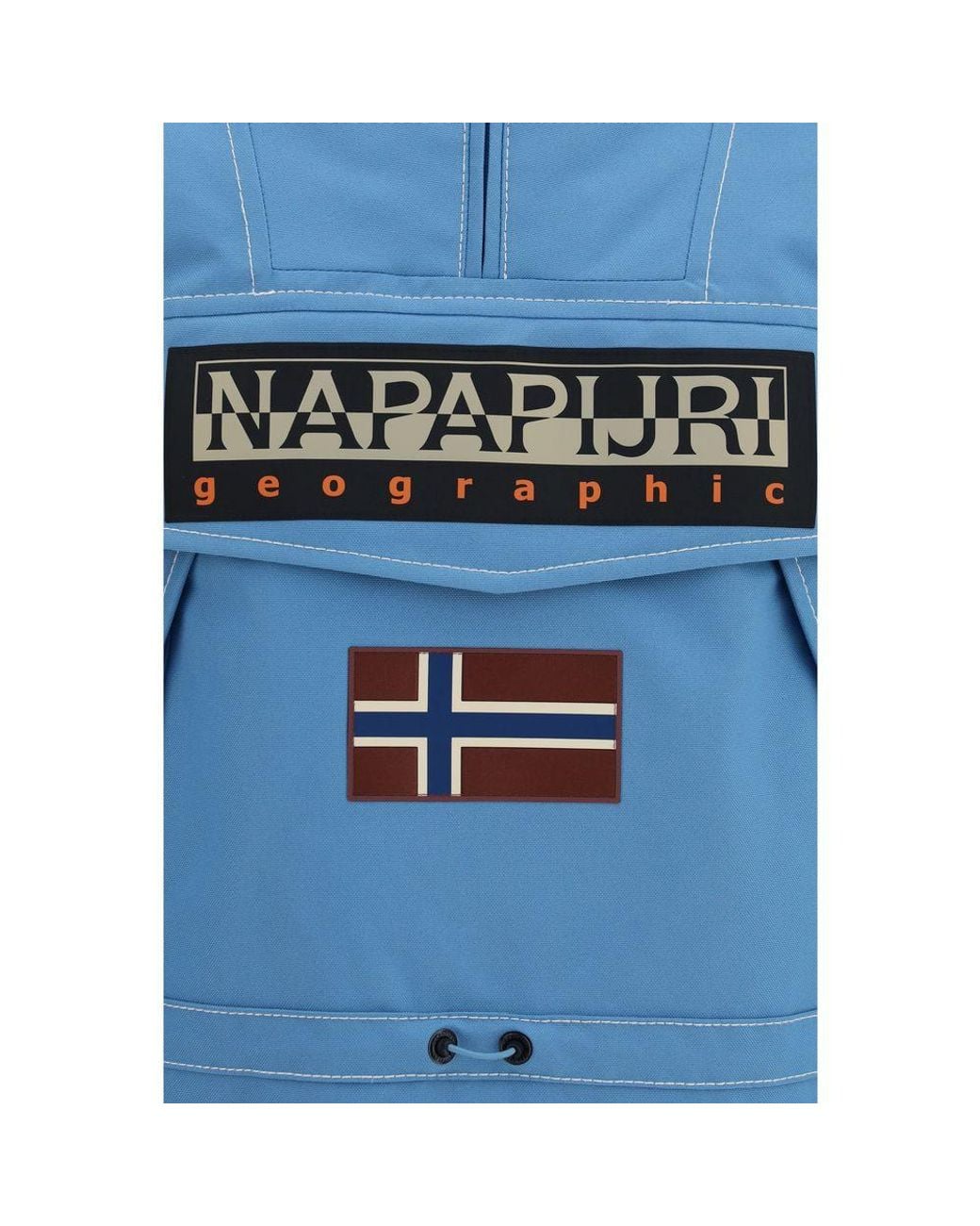 Napapijri Blue Polyamide Shell Jacket for men