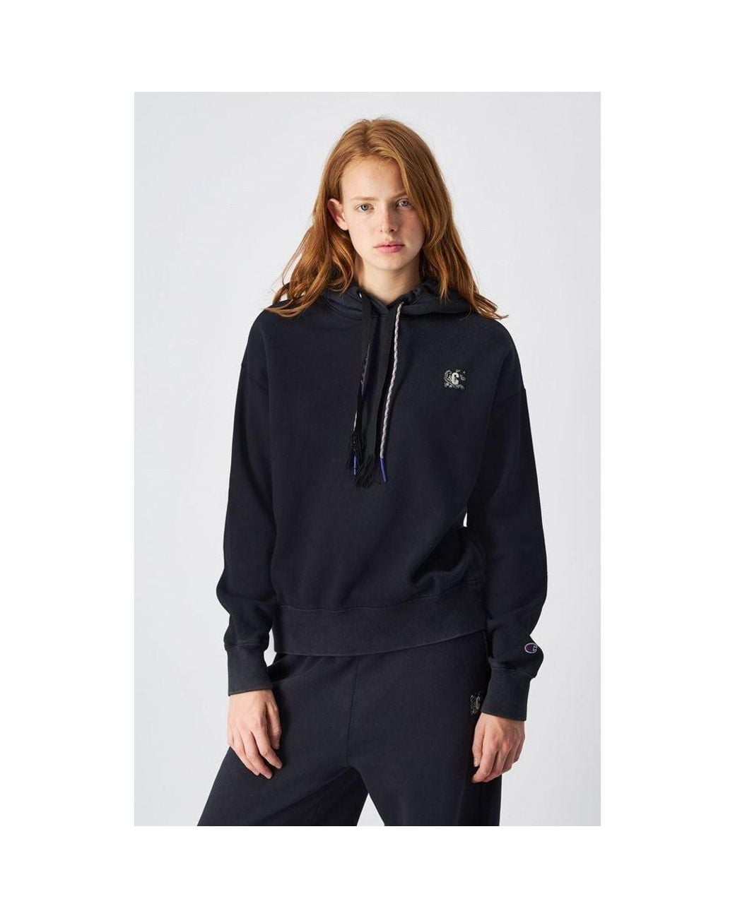 Champion Blue Cotton Sweatshirt